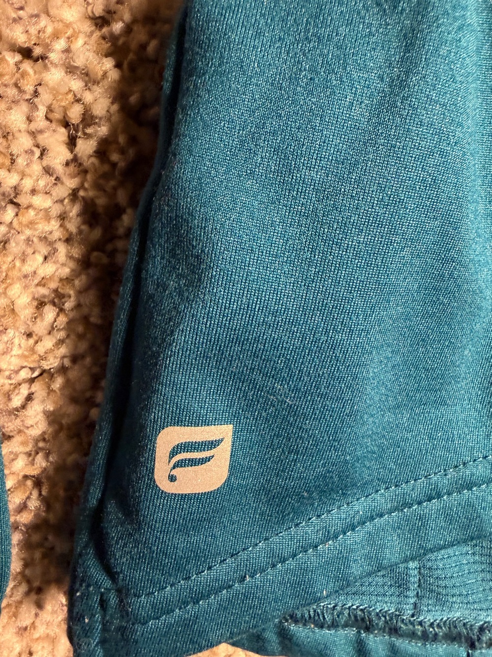 Fabletics Teal Full-Zip Utility Jacket - Picture 4 of 5